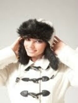 Tulle Fur Lined Aviator Hat