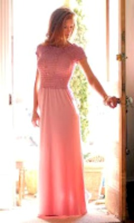 Shabby Apple Pink Maxi Dress