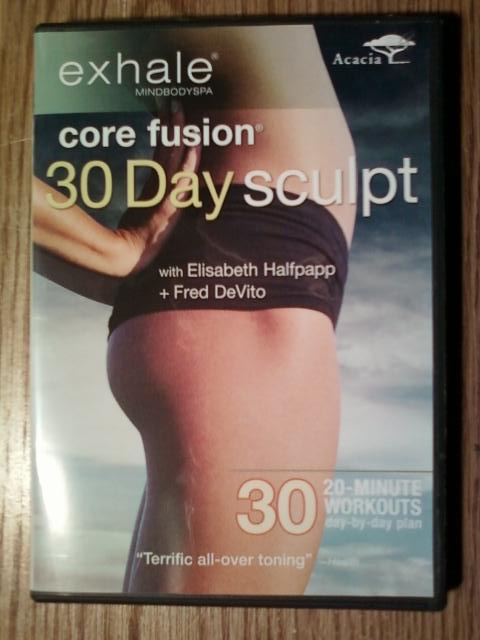 Exhale: Core Fusion's 30 Day Sculpt Workout Plan DVD