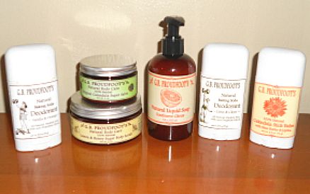 GB Proudfoots Natural Body Care Products