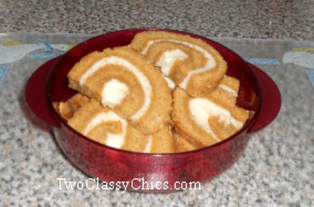 pumpkin roll with cream cheese recipe