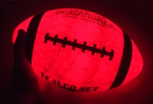 TealCo LED light Up Glow In the Dark Football
