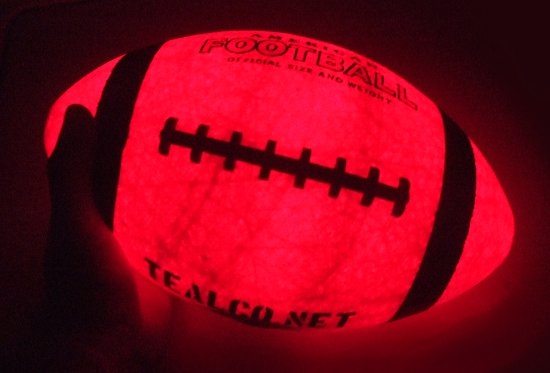 TealCo LED light Up Glow In the Dark Football