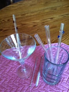 Multiple Glass Straws from Glass Dharma