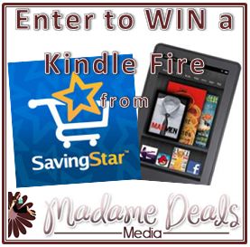 Kindle Fire Giveaway Event Courtesy of SavingStar https://twoclassychics.com