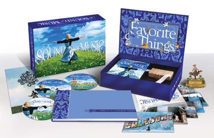 The Sound of Music Autographed Book and Blu-ray 