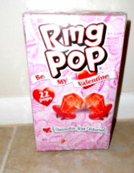 Box of Cherry Ring Pops