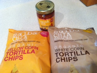 Salba Chia Chips and Salsa https://twoclassychics.com