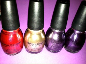 SinfulColors Mirror Metallic Nail Polish Collection