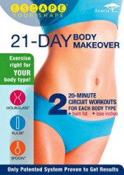 Escape Your Shape: 21-Day Body Makeover DVD cover https://twoclassychics.com