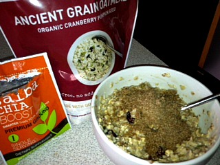 Salba Chia With Purely Elizabeth Ancient Grain Oatmeal