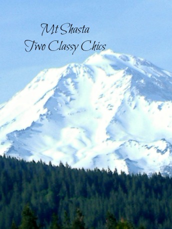 Almost Wordless Wednesday: Mt. Shasta https://twoclassychics.com
