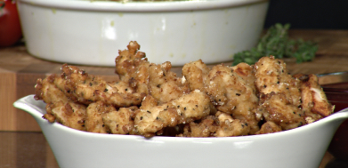 Bruschetta Breaded Chicken Fingers Recipe