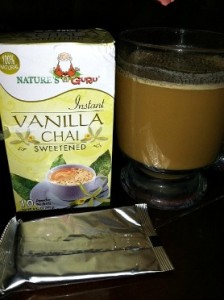 Nature's Guru chai tea https://twoclassychics.com/2014/05/natures-guru-vanilla-chai-tea/