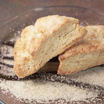 Vanilla Sugar-Crusted Scones Recipe