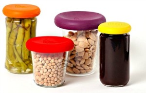 foodhuggers jars http;//twoclassychics.com/2014/06/food-huggers-reusable-food-savers/