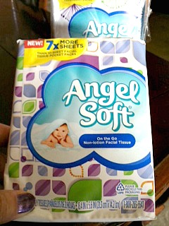 Angel Soft On-The -Go Facial Tissues