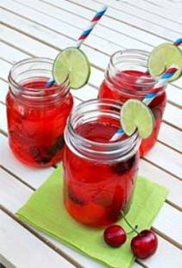 cherry lime mojito by sparkling ice