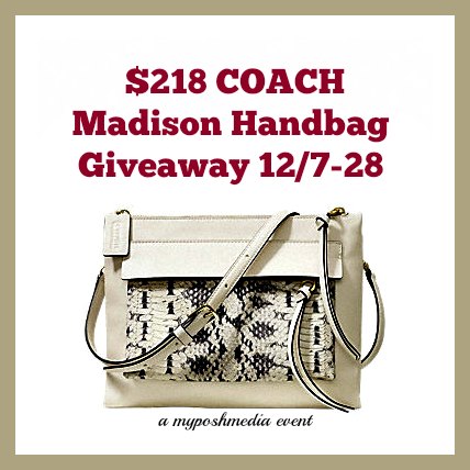 COACH-Madison-Handbag in white and python