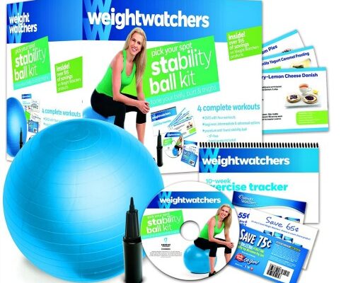 Weight Watchers Pick Your Spot Stability Ball Workout Kit