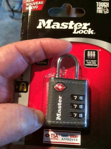 MasterLock TSA Accepted Luggage Lock