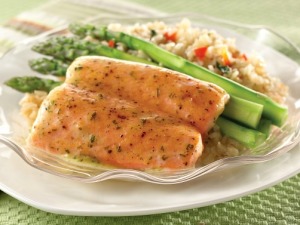 Gorton's SparkPeople Realistic Resolution Challenge SimplyBakeSalmonAsparagus