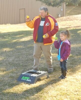 Family Time: Ramp Shot Outdoor Game