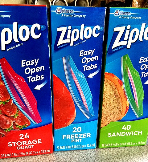 Ziploc Easy Open Tab