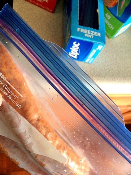 Ziploc Easy Open Tabs freezer