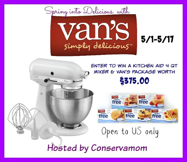 Van’s Natural Foods Kitchen Aid Giveaway