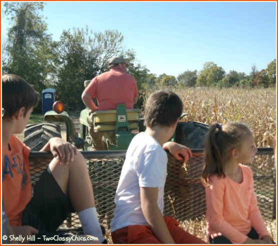 Enjoying Fall Hayrides