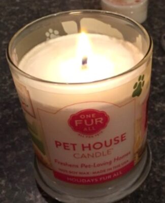 Scents for the Holidays from One Fur All Pet House Candles