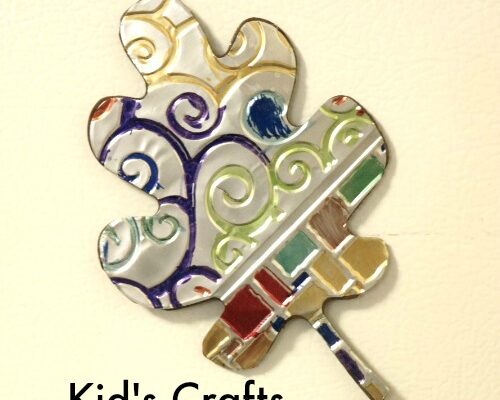 Kid’s Crafts: Embossed Metal Refrigerator Magnets