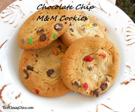 chocolate chip m & m cookies
