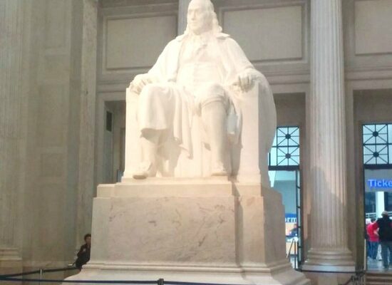 Ben Franklin Memorial at The Franklin Institute