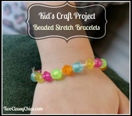 Kid’s Craft Project – Beaded Stretch Bracelets