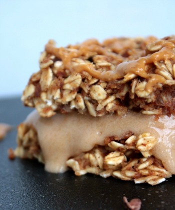 Granola Cookie Ice Cream Sandwiches Recipe