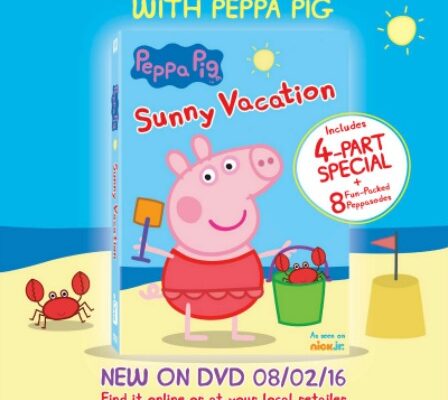 Peppa Pig Sunny Vacation DVD and FREE Printables for the Kids