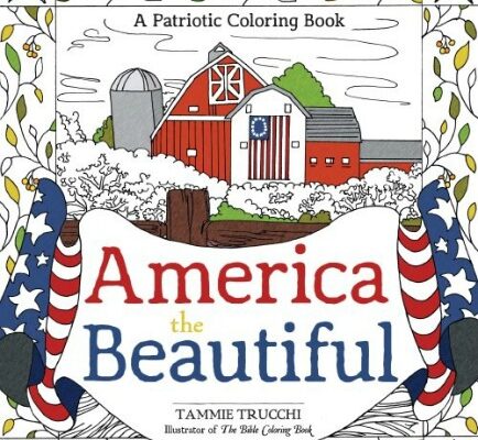 America the Beautiful Patriotic Adult Coloring Book