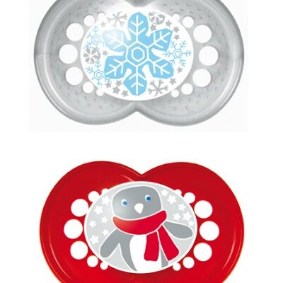 Holiday Design Baby Pacifiers by MAM