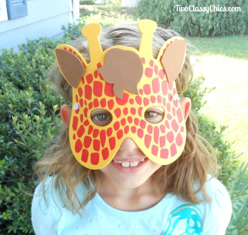 Yoobi DIY Safari Mask Craft Kit for Kids