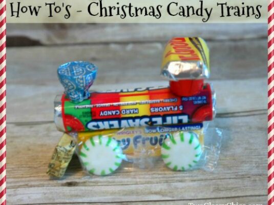 Christmas Crafts: Easy-to-Make Candy Trains