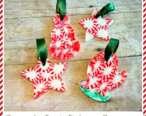 Craft Project: Peppermint Candy Christmas Ornaments