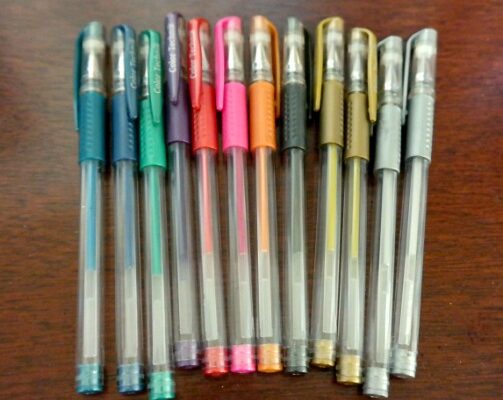 Adult Coloring: Premium Metallic-Color Gel Pens