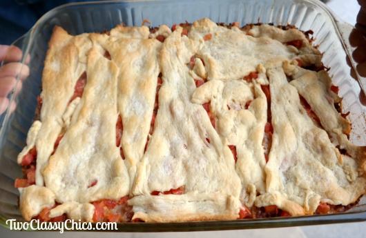 Manwich Sweet & Tangy Pastry Roll Casserole Recipe