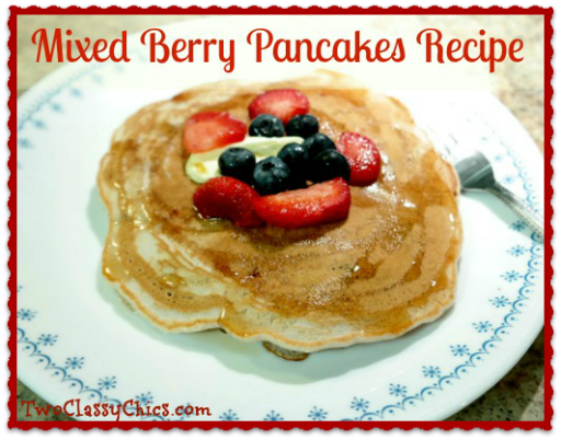 Mixed Berry Pancakes Recipe