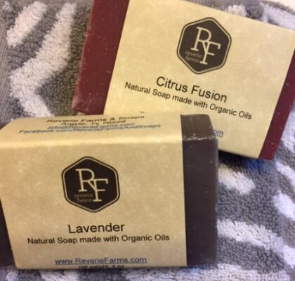 Handcrafted Natural Soap by Reverie Farms and Soaps