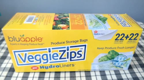 Bluapple VeggieZips Produce Storage Bags