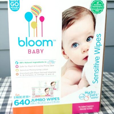 bloom BABY Sensitive Wipes – Made with 98% Natural Ingredients