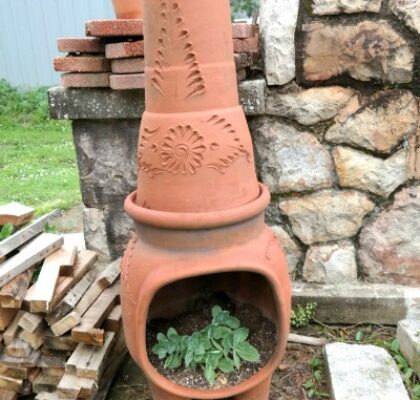 Gardening: Turn an Old Chiminea into a Flower Pot